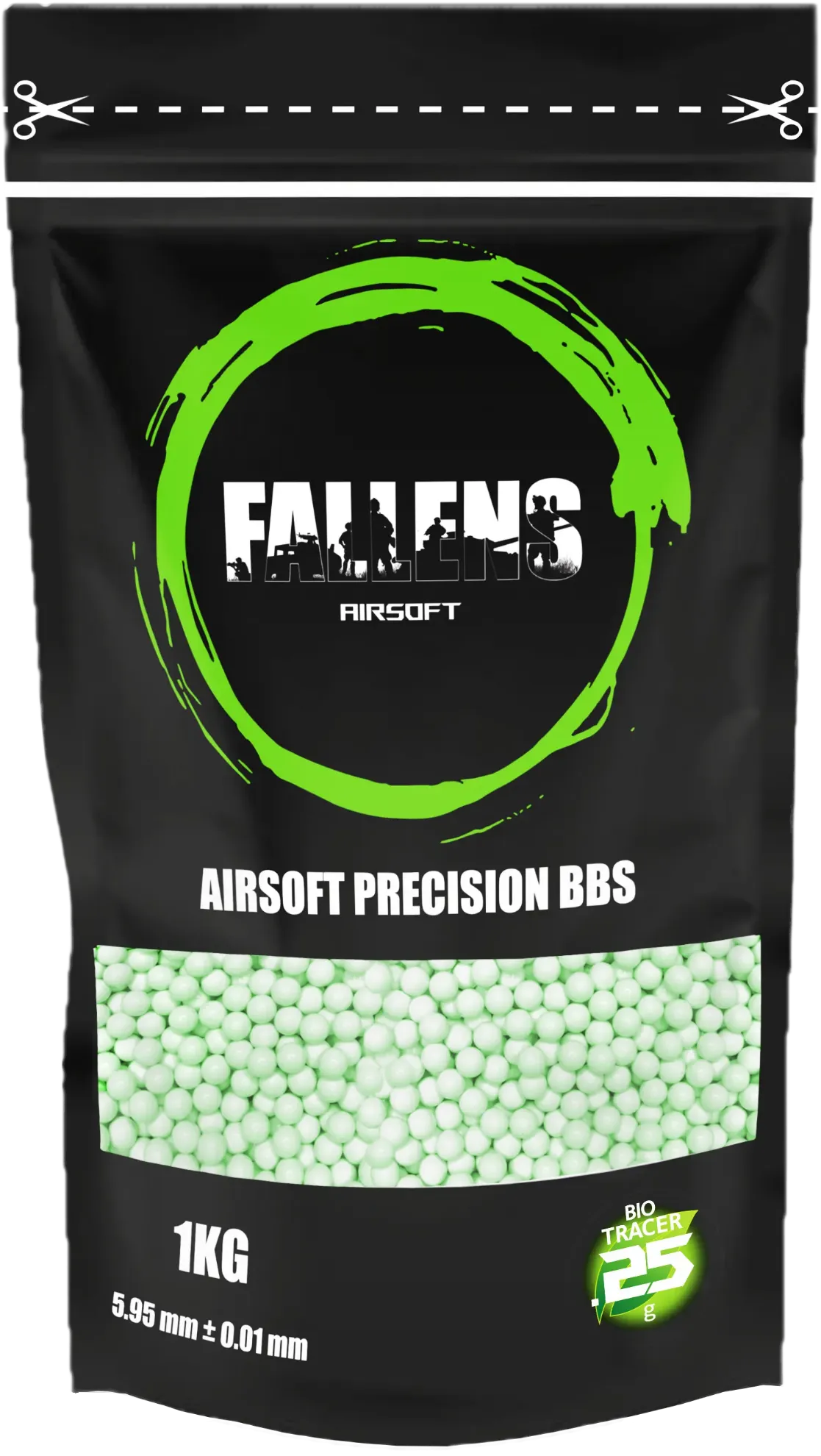 Obrázek FALLENS AIRSOFT BIO TRACER BBs 0,25g (4000bb)