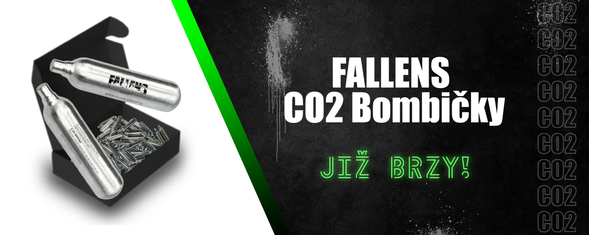 Vysoce kvalitní CO2 bombičky pro airsoftové zbraně od FALLENS AIRSOFT